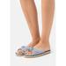 Kate Spade Shoes | Kate Spade New York Women's Saltie Shore Sandals - Blue Stripe 7b | Color: Blue/White | Size: 7