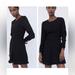 Zara Dresses | Black Cocktail Dress | Color: Black | Size: S