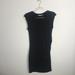 Athleta Dresses | Athleta Black Side Ruched Stretchy Mini Dress | Color: Black | Size: S