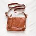 Anthropologie Bags | Brown Pebbled Texture Vegan Leather Crossbody Bag | Color: Brown/Gold | Size: Os