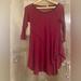 Free People Tops | Free People Intimately Tunic Top. Perfect For Layering. Size Small High Low Hem | Color: Red | Size: M