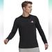 Adidas Shirts | Adidas 2-In-1 Mens Adidas Feelready Training Long Sleeve Tee Shirts | Color: Black/White | Size: M