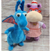 Disney Toys | Disney Doc Mcstuffins Plush Stuffy Hallie Stuffed Animals Blue Purple 10" 8" | Color: Blue/Purple | Size: 8 In