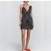 Zara Dresses | Dotted Flower Dress | Color: Black/White | Size: Xs