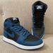 Nike Shoes | Jordan 1 Retro Mid Black & Blue Royal Size 6y | Color: Black/Blue | Size: 6