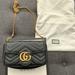 Gucci Bags | Gucci- Gg Marmont Super Mini. Black Chevron Leather (Gold Hardware) | Color: Black | Size: Os