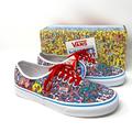 Vans Shoes | Mega Salevans Authentic Where_s Waldo Multi Canvas Women's Vn0a348a3rz | Color: Blue/Yellow | Size: Various