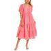 Lilly Pulitzer Dresses | Lilly Pulitzer Size 6 Kina Midi Dress Eyelit Detail Pink And Orange - Euc | Color: Orange/Pink | Size: 6