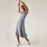 Athleta Dresses | Athleta Santorini Midi Dress // Coastline Blue | Color: Gray | Size: Various