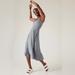 Athleta Dresses | Athleta Santorini Midi Dress | Color: Gray | Size: Mt