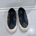 Converse Shoes | Converse One Star Ox Shoes Black White Leather Mens Sz 5 Women’s 7, 159701c | Color: Black/White | Size: 5