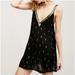 Free People Dresses | Free People - Beaded Sequin Tunic Dress | Boho | Color: Black/Gold | Size: L