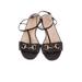 Gucci Shoes | Gucci Black Horsebit Leather T-Strap Sandals | Color: Black | Size: 36.5