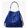 Michael Kors Bags | Michael Kors Mercer Gallery Small Convertible Bucket Bag Crossbody Shoulder | Color: Blue | Size: Small