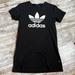 Adidas Dresses | Adidas Trefoil T-Shirt Dress | Color: Black/White | Size: Xs