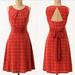 Anthropologie Dresses | Anthropologie Girls From Savoy Gogi Dress Size 2 | Color: Orange/Red | Size: 2