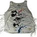 Disney Tops | Disney Minnie Mouse White Fringe Tank Top Women’s 1x | Color: White | Size: 1x