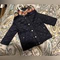 Burberry Jackets & Coats | Burberry Quilted Jacket | Color: Blue | Size: 9 Months