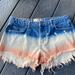 Free People Shorts | Free People Brand New Jean Shorts, No Tags, But Never Worn | Color: Blue/Orange | Size: 27
