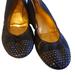 J. Crew Shoes | J. Crew Cece #28699 Leather Rhinestone Studded Front Ballet Flats Sz 7 Black | Color: Black | Size: 7