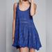 Free People Dresses | Free People Intimately Voile Trapeze Slip Dress - Small | Color: Blue | Size: S