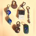 Anthropologie Accessories | Anthropologie Lot Of 6 Mixed Media Pendants | Color: Blue/Gold | Size: Os