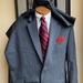 Ralph Lauren Suits & Blazers | Chaps Ralph Lauren 2 Pc Medium Weight Gray Pinstripe Suit 44l Slacks W36” L33” | Color: Gray | Size: 44l