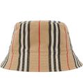 Burberry Accessories | Burberry Reversible Icon Stripe Cotton Bucket Hat | Color: Black/Tan | Size: S