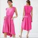 Anthropologie Dresses | Anthropologie High Low Tee Midi Dress Pocket Size M Nwt | Color: Pink/Red | Size: M