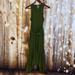 Anthropologie Dresses | Anthropologie | Green Olive Ribbed Maxi Casual Work Resort Tank Dress Size Xs | Color: Green | Size: Xs