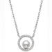 Giani Bernini Jewelry | Giani Bernini Freshwater Pearl Cubic Zirconia Pendant Necklace Sterling Silver | Color: Silver/White | Size: Os