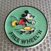 Disney Jewelry | 1960s Walt Disney Free Wheel’n Pin Brooch | Color: Black/Red | Size: See Description And Pics