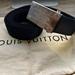 Louis Vuitton Accessories | Authentic Louis Vuitton Black Canvas Calf Leather Ceinture Bengale Buckle Belt | Color: Black/Silver | Size: Os