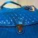 Coach Bags | Authentic Coach F19830 Poppy Liquid Gloss Slim Tote In Teal | Color: Blue | Size: Os