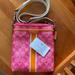 Coach Bags | Coach Crossbody Pink/Orange Bag Excellent Condition Exceptionally Clean | Color: Orange/Pink | Size: Os