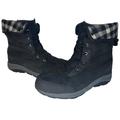 Columbia Shoes | Columbia Omni-Tech Boots Men's 11 Plaid Fold Over Winter Snow Boots Waterproof | Color: Black/White | Size: 11