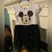 Disney Dresses | Girls, Disney, Mickey Mouse, Dress With Flowers And Black Headband Size 5-6 | Color: Black/White | Size: 5g