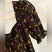 Jessica Simpson Dresses | Jessica Simpson Maxi Dress 100% Viscose Black Stranded Petals Size Small | Color: Black/Yellow | Size: S