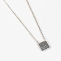 Gucci Jewelry | Gucci Sterling Silver Logo Square Necklace | Color: Silver | Size: Os