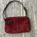 Coach Bags | Coach Burgundy Leather Wristlet | Color: Red/Tan | Size: Os