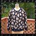 Michael Kors Sweaters | Euc Size M 8-10 Michael Kors Cheetah Jaquard Animal Print Thick Sweater | Color: Black/Tan | Size: M
