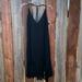 Free People Dresses | Free People Cotton Tunic Top / Mini Dress / Cover Up / Xs | Color: Black | Size: Xs