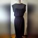 Athleta Dresses | Athleta Santorini Cinched Waist Sleeveless Black Dress Women Size Medium | Color: Black | Size: M