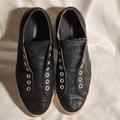 Converse Shoes | Converse Black Leather Slip On Wingtip Mens 10.5 | Color: Black/White | Size: 10.5