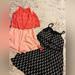 Jessica Simpson Dresses | Girls Xl Jessica Simpson & Zoe And Rose Romper Sundress Bundle | Color: Black/Pink | Size: Xlg