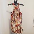 Nine West Dresses | - Lot Of 8 Dresses Nine West 100% Viscose Halter Floral Midi Summer Dress | Color: Cream/Tan | Size: Various