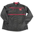 Adidas Jackets & Coats | Adidas Nebraska Black Full Zip Jacket Windbreaker, Size L | Color: Black | Size: L