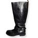 Coach Shoes | Coach Valterra Sport Calf Black Leather Harness Lug Moto Boots Women's Size 6 | Color: Black | Size: 6