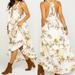 Free People Dresses | Free People Floral Maxi Dress | Color: White | Size: S