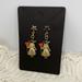 Urban Outfitters Jewelry | Halloween Witch Dangled Earrings With Stars Fashion Halloween Gold Earrings | Color: Orange/White | Size: Os